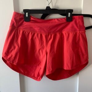 Lululemon red shorts